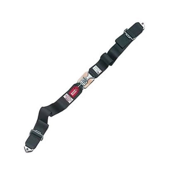 Simpson Racing 29004BK Lap Belt - SFI 16.1 - Latch & Link - 62 inch - Pull Up - Floor Mount - Black