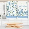 thumbnail image 5 of Floral Kitchen Towels Blue White Flower Dish Towels 18 x 26 Inch Forget-Me-Not Myosotis Sylvatica Seasonal Hand Drying Tea Towel for Spring Weing Anniversary Cooking Baking, Set of 2, 5 of 6