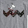 thumbnail image 3 of Peanuts - Snoopy Skating Pattern - Men's Short Sleeve Graphic T-Shirt, 3 of 6