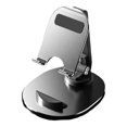 thumbnail image 1 of ruzhgo Folding Phone Holder Office Simple Support Fixator Adjustable Tabletop Cellphone Bracket Cellphones Accessories Gray Silver, 1 of 6