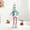 C, variant on Uutvery Christmas Doll, 16.1x4.5x3.1in Extendable Legs Santa Snowman, Candy Color Plush Ornament for Tree, Festive Decor