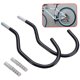 thumbnail image 1 of 1 par de ganchos para bicicletas, aptos para todo tipo de bicicletas, gran apertura, fáciles de encender/apagar - Ganchos/perchas perfectos para guardar y colgar bicicletas, 1 of 5