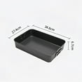 thumbnail image 2 of 16in Stainless Steel Large Turkey Roaster Pan Non-Stick Roasting Pan with Handle, 2 of 6