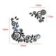 thumbnail image 4 of Reflective Black Acrylic Wall Décor Stickers for TV Background Bathroom 1Pack, 4 of 4