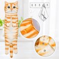 thumbnail image 4 of Qholemyo Hangable Hand Towel Simulation Cats Towel Absorbent Face Wash Towel Bathroom Hand Towels Small Hand Towels, 4 of 4