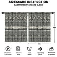 thumbnail image 2 of Blackout Kids Curtains,Black Geometric Triangle Wave Pattern Childrens Insulated Curtains Set Of 2,Bedroom Essentials,Toddler Room Decor 42x54in(106x137cm), 2 of 5