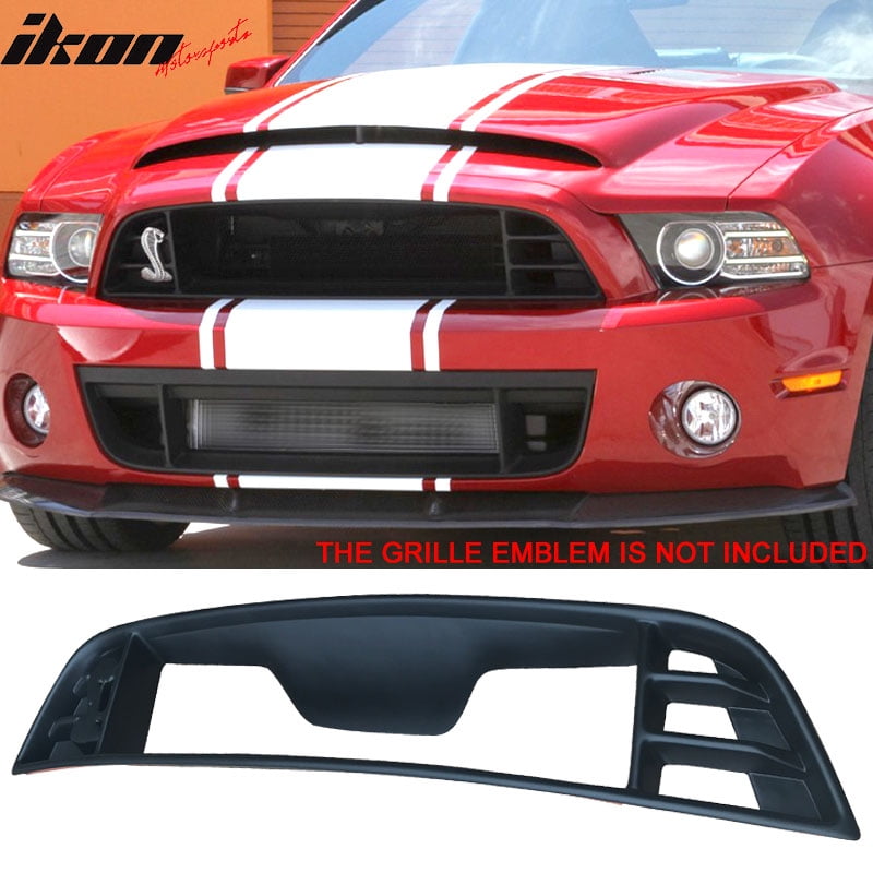 Ikon Motorsports Bull Bar Grille Guard Fits 1314 Ford Mustang Shelby Gt500 Front Grill Guard