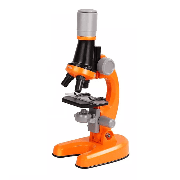Juguete Microscopio Infantil 1200x Educativo naranja
