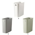 thumbnail image 1 of VONKY Convenient Trash Bin For Kitchen And Bathroom Storage Needs And Non Pressure Ring Trap Garbage Bag white, 1 of 6