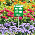thumbnail image 4 of Eveokoki Recycle Paper Only Sign 8 x 12 Inch Outdoor Aluminum Yard Signs with Metal Stakes for Private Property Grass Lawn No Trash Dumping, 4 of 7