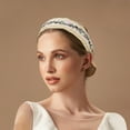 thumbnail image 2 of Unique Bargains 1 Pc Classic Embroidery Bohemia Headband for Women for Girls 1.97" Wide White, 2 of 6