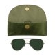 thumbnail image 1 of Estuche Vintage para Lentes de Sol TheAntiq en Cuero Suave Verde, 1 of 9