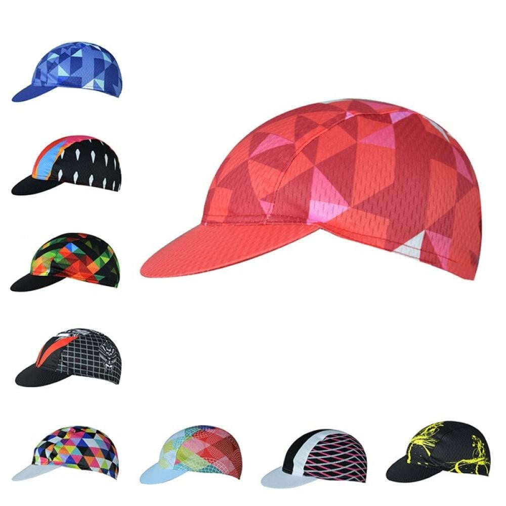 Clearance Sale Fashion Colourful Bike Cycling Cap Sweat Proof Polyester Hat Breathable Sweat-exhausting and Air-permeable Bicycle Cap