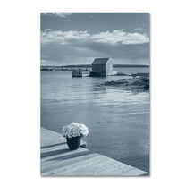Trademark Fine Art 'By the Sea III no Border' Canvas Art by Alan Majchrowicz