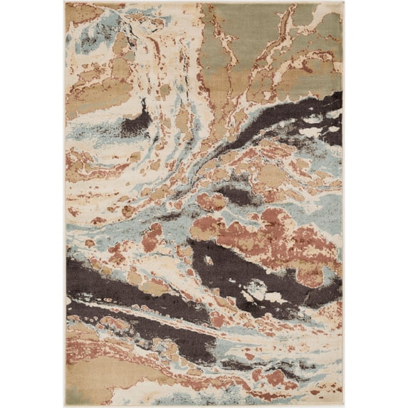 Surya Steinberger 2' x Area Rug 2' x 2' x 3'3" Green Brown