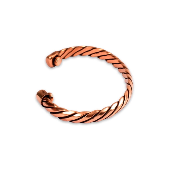 Rudra centre Copper Bracelet in Spiral Design