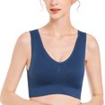 thumbnail image 1 of asdoklhq Bras for Women Womens Plus Size Clearance $5,Women Seamless Sports Bra Wirefree Yoga Bra with Removable Pads, 1 of 3