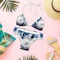 thumbnail image 6 of Rhinoceros Detachable Sponge Adjustable Strap Bikini Set 2-Pack Swimwear Swimsuit Beach Pool Party, 6 of 6