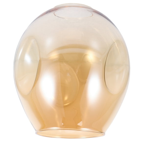 BESTYASH Globe Hanging Glass Lampshade in Assorted Colors, 1 Piece Decorative Pendant Light Shade