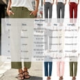 thumbnail image 4 of UKHCCC Women's Cargo Pants Elastic Waist Button Detail Multi-Pockets Quick Dry Outdoor Hiking Jogger Straight Leg Lightweight Travel Casual S-2XL, 4 of 9