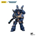 thumbnail image 4 of JOYTOY Warhammer 40,000 1/18 Action Figure Ultramarines Jump Pack Intercessors Sergeant With Plasma Pistol And Power Sword Model, 4 of 5