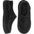 thumbnail image 1 of Pantuflas tipo mocasín para hombre, cálidas, suaves y cómodas, para interiores y exteriores, con suela ancha y esponjosa., 1 of 5