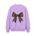 thumbnail image 4 of MKOSPLRT Kids Crew Neck Sweatshirts Funny Bow Graphic Sweat Shirts Long Sleeve Workout Pullover Girls Casual Fall Clothes 1-13 Years, 4 of 7