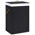 thumbnail image 4 of vidaXL Collapsible Laundry Basket Dirty Clothes Hamper Laundry Bin Bamboo, 4 of 9