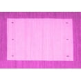 thumbnail image 1 of Ahgly Company Indoor Rectangle Solid Pink Modern Area Rugs, 3' x 5', 1 of 4