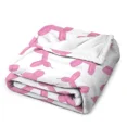 thumbnail image 3 of DOG BALLOON Throw Blanket Plaid Multi-Purpose Tourist Bed Fashionable Blankets, 3 of 6
