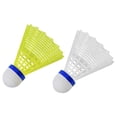 thumbnail image 4 of Lttoisl Durable Nylon Badminton Shuttlecocks, Long Lasting Feather-like Design for Practice & Match Play, 1/5/10 Pack Yellow White Birds for Training, 4 of 8