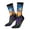 3 Black, variant on Cosmic Irises At Twilight Print Adult Socks for Men & Women,Calf Socks, Ankle Socks,Boots Socks,Breathable Casual Sock,Unisex Crew Socks