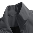 thumbnail image 4 of MYAOYI Mens Plain Zip Up Bomber Jacket Lightweight Fall Outerwear with Pockets, 4 of 8