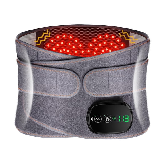 Masajeador inalámbrico para zona lumbar con calor y vibración MoAcey