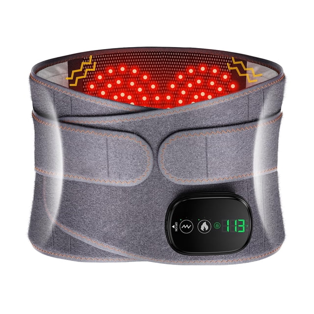 Masajeador inalámbrico para zona lumbar con calor y vibración MoAcey