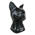 thumbnail image 4 of Black Cat Bust With Eye And Alchemy Symbols Figurine, 4 of 6