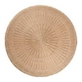 thumbnail image 5 of bali & pari Latoya Natural Rattan Coffee Table - Handwoven Round Wicker Table, 5 of 8