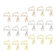 thumbnail image 4 of 30pcs Zinc Alloy Dolphin Shaped Clasps Buckles Keychain Making Supplies, 4 of 8