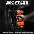 thumbnail image 2 of Llave de impacto inalámbrica DECERK 21 V MAX 400 N.m con 2 × 4.0 Ah Bat, 2 of 6