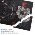 thumbnail image 3 of Disketp Midnight Butterfly Floral Dream Custom Puzzle Personalized Puzzles 1000 Pieces, Customized Picture Puzzle for Adult and Teens((29.5×19.7in, Vertical), 3 of 9