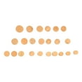 thumbnail image 1 of Cork Oboe Pads, Soft Lightweight Cork 23Pcs Thermal Insulation Insulated Sound Hole Gasket  For Replacement, 1 of 7