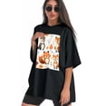 thumbnail image 3 of Plus Size Shirt for Women Black Tops for Women Short Sleeves Shirt for Women Fox2 T Shirt Oversized Shirt for Women S, 3 of 5