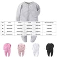 thumbnail image 5 of Newborn Infant Baby Girl Romper Jumpsuit for Girls Long Sleeve Bodysuit Fall Clothes, 5 of 8