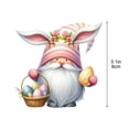 thumbnail image 3 of Qocolhg Easter Acrylic Ornaments Spring Easter Egg Bunny Basket Holiday Easter Decorations Bunny Gnome Ornament Embellishments Decorative Indoor Hanging Ornaments for Home Easter Party Clearance, 3 of 5