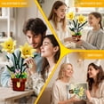 thumbnail image 6 of Flowers Botanicals Lily Building Set, Artifical Plants Bonsai Building Blocks Toys for Adults,Indoor Home Office Decor (296Pcs), 6 of 7