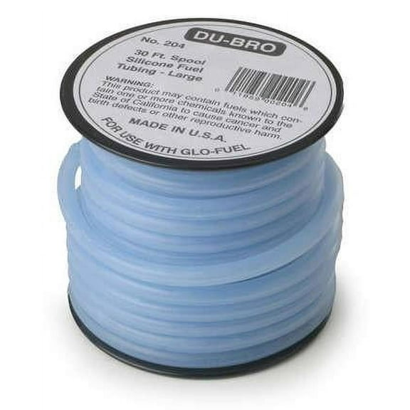 Dubro 30' Super Blue Silicon Tubing, Large 1/8" Id