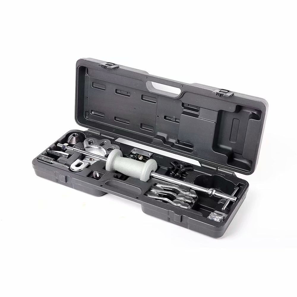 16PC Axle Slide Hammer Dent Panel Bearing Puller Set Garage Bearing Repair Tool 