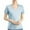 Sky Blue1, variant on yillto Womens Cotton Tshirts V Neck Short Sleeve Plain Causal Basic Tee Summer Loose Shirt M-3XL