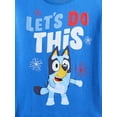 thumbnail image 5 of Bluey Toddler Graphic Americana Crewneck Tee with Short Sleeves, Sizes 12M-5T, 5 of 6