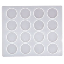 PBPBOX 16Cavity Crafting Molds Silicone Wax Melt Moulds For Home DIY White